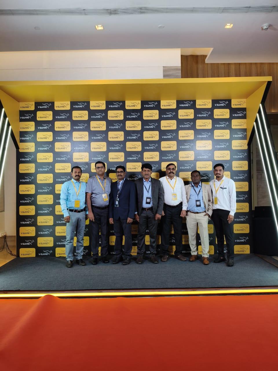 Viram Singh Khichi being felicitated at a dealer event
